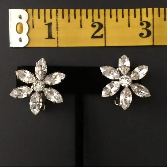 🇦🇪 UAE VINTAGE CRYSTALS CHOCKER NECKLACE & EARRINGS SET - Picture 8 of 10